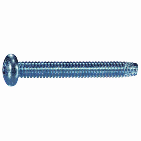 Midwest Fastener Sheet Metal Screw, 1/4" x 2 in, Zinc Plated Steel Pan Head Phillips Drive, 10 PK 931666